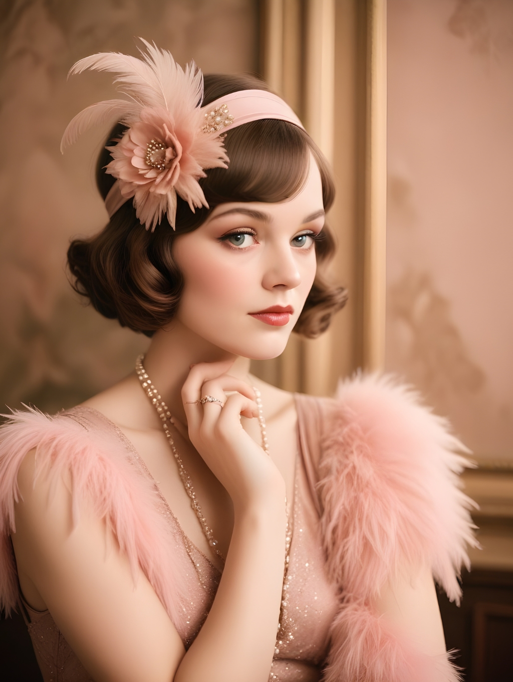 Gatsby Portraits Women: Image Frames & Self-Portraits-Theme:3