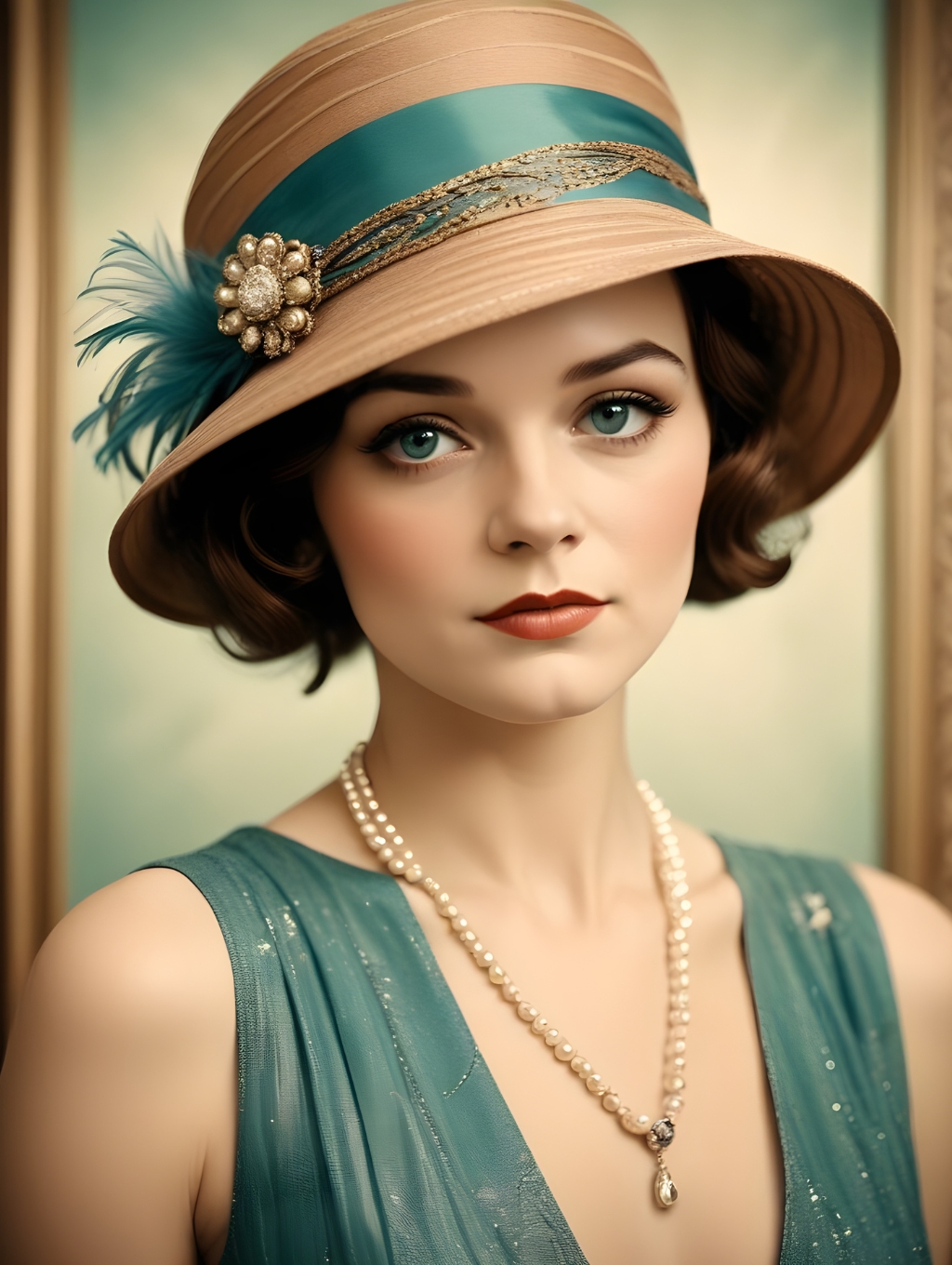Gatsby Portraits Women: Image Frames & Self-Portraits-Theme:1
