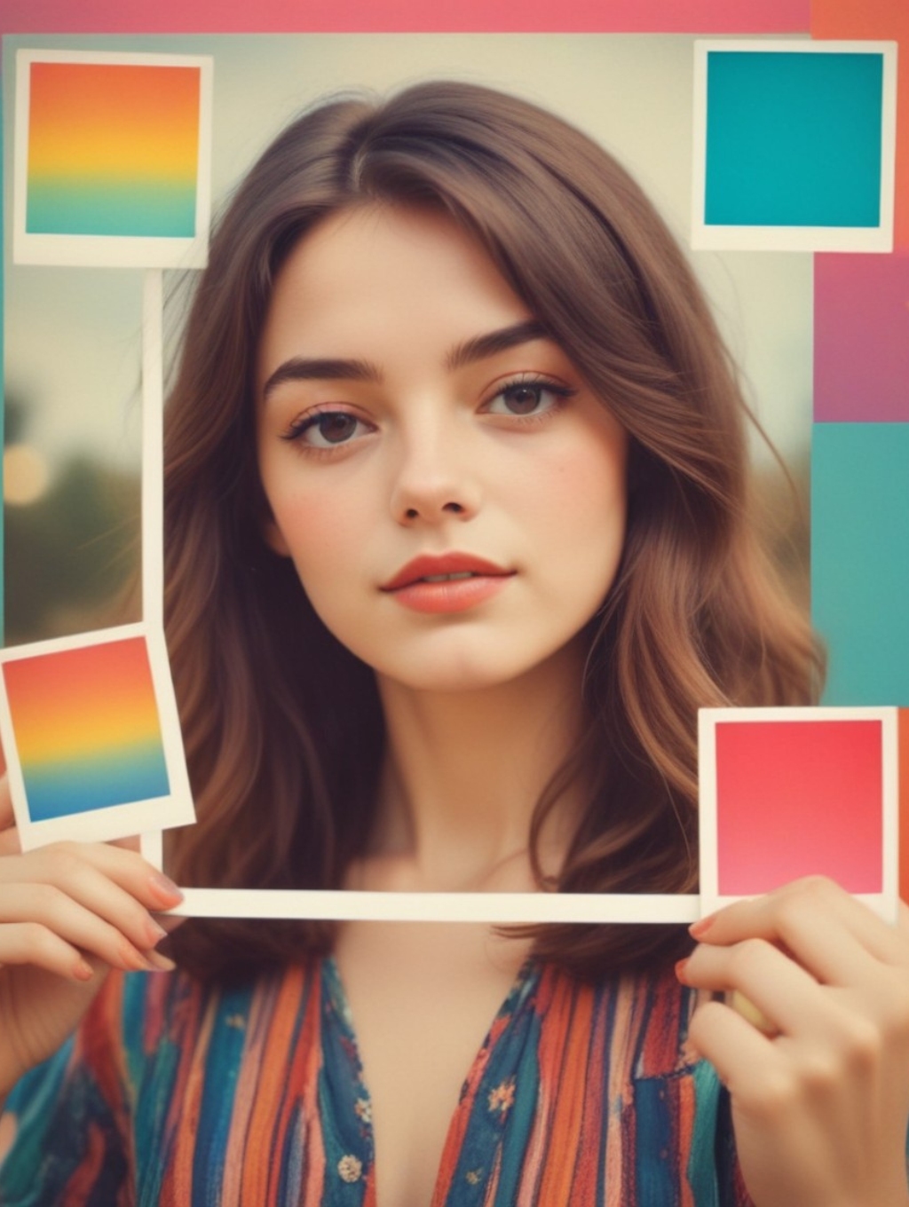 Polaroid-Style Women: Snapshot Frames & Custom Frames-Theme:5