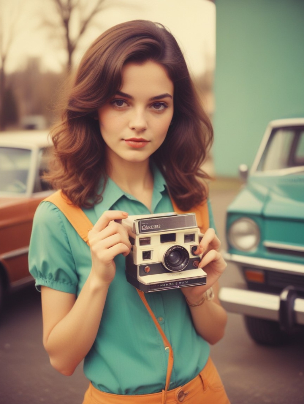 Polaroid-Style Women: Snapshot Frames & Custom Frames-Theme:4