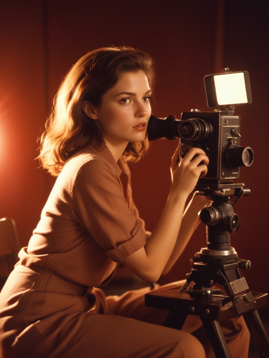 Hollywood Directors Chair Women: Art Portraits & Image Frames-Theme:4