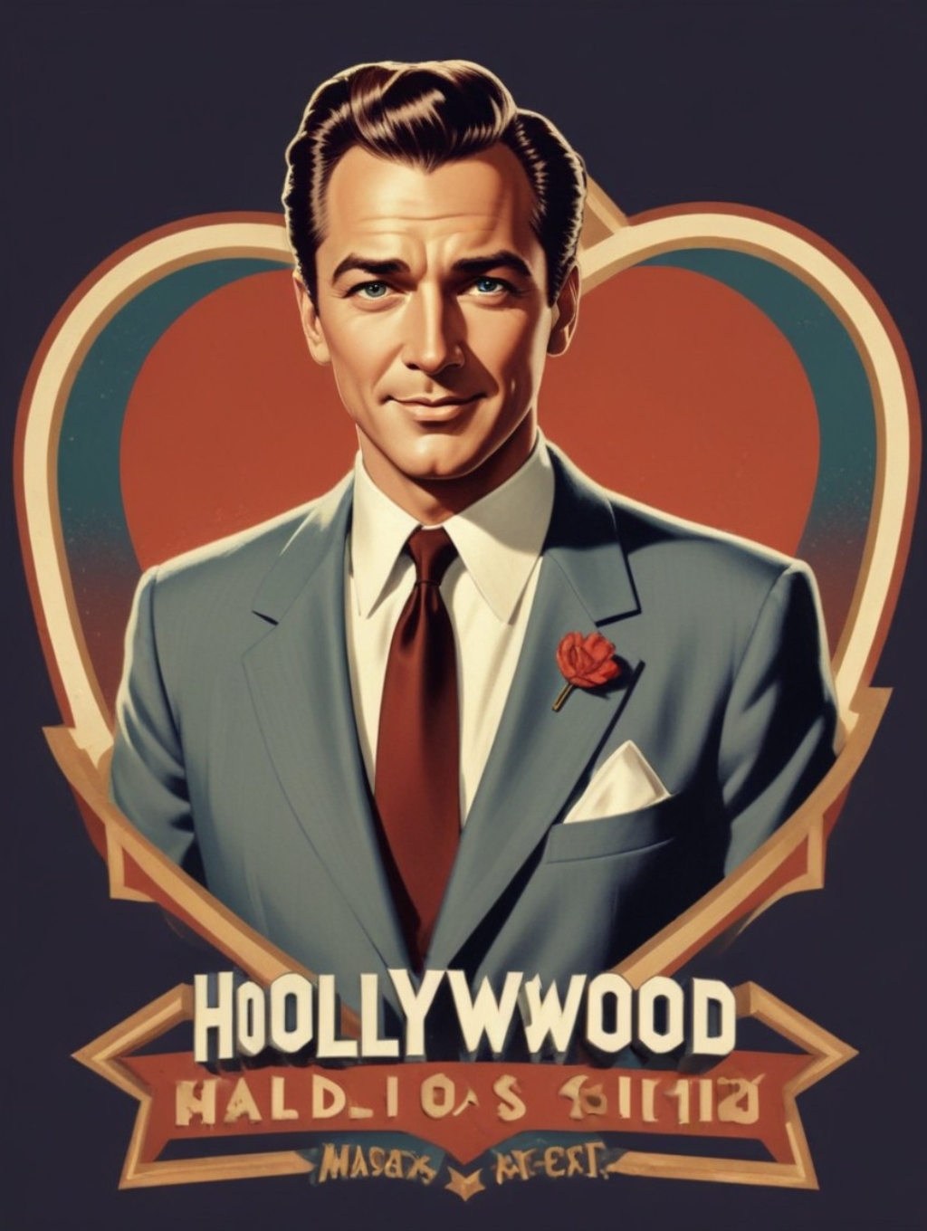 Hollywood Studio Logo Men: Photo Display & Gallery Frames-Theme:5
