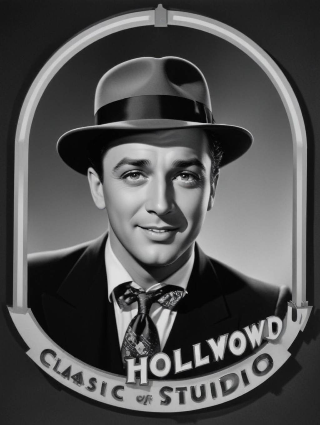 Hollywood Studio Logo Men: Photo Display & Gallery Frames-Theme:3