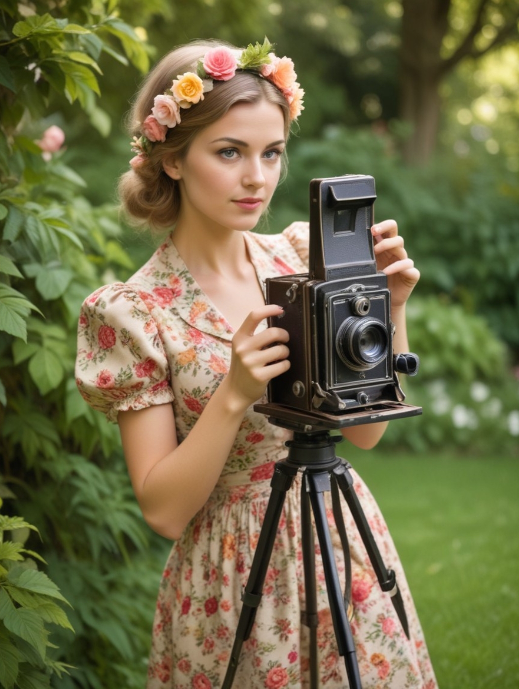Vintage Paparazzi Women: Snapshot Frames & Photographs-Theme:4