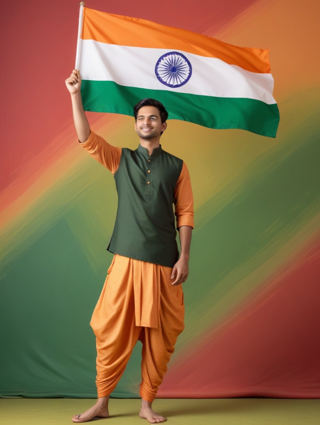 Indian Republic Day Men: Gallery Frames & Headshots-Theme:4
