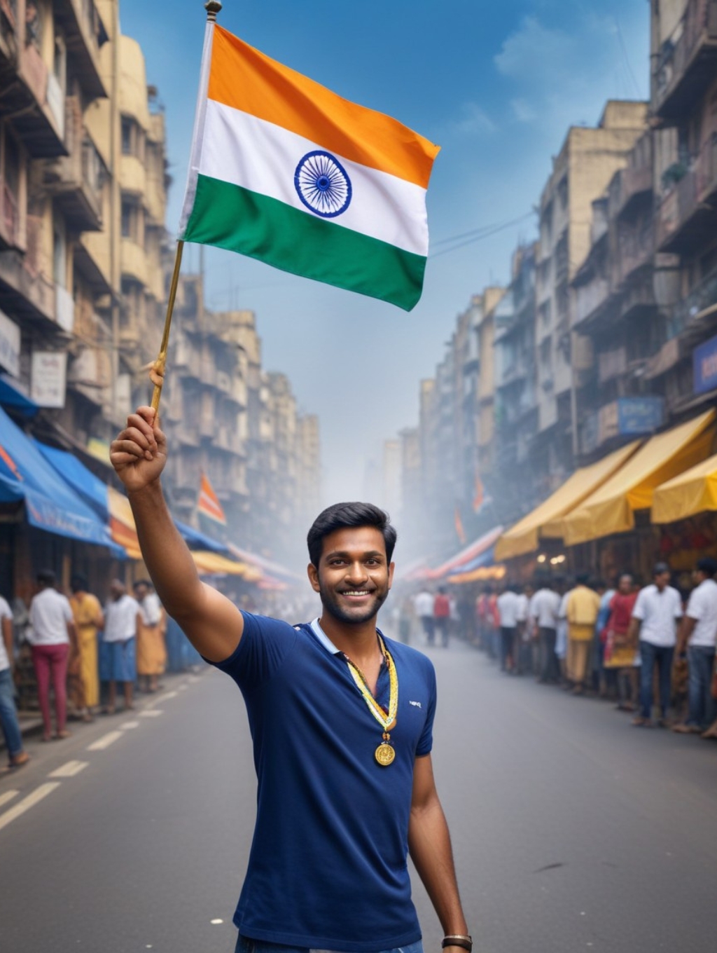 Indian Republic Day Men: Gallery Frames & Headshots-Theme:1