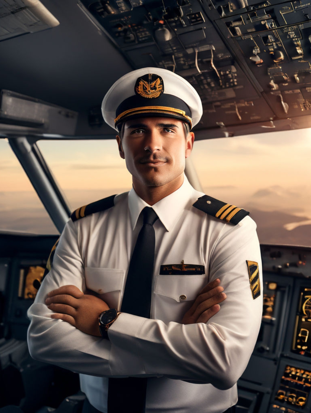 Pilots & Attendants Men: Portraiture & Art Frames-Theme:3