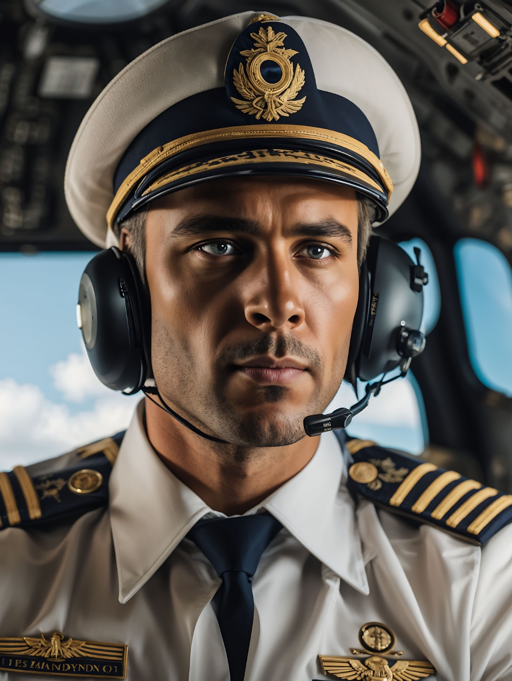 Pilots & Attendants Men: Portraiture & Art Frames-Theme:2