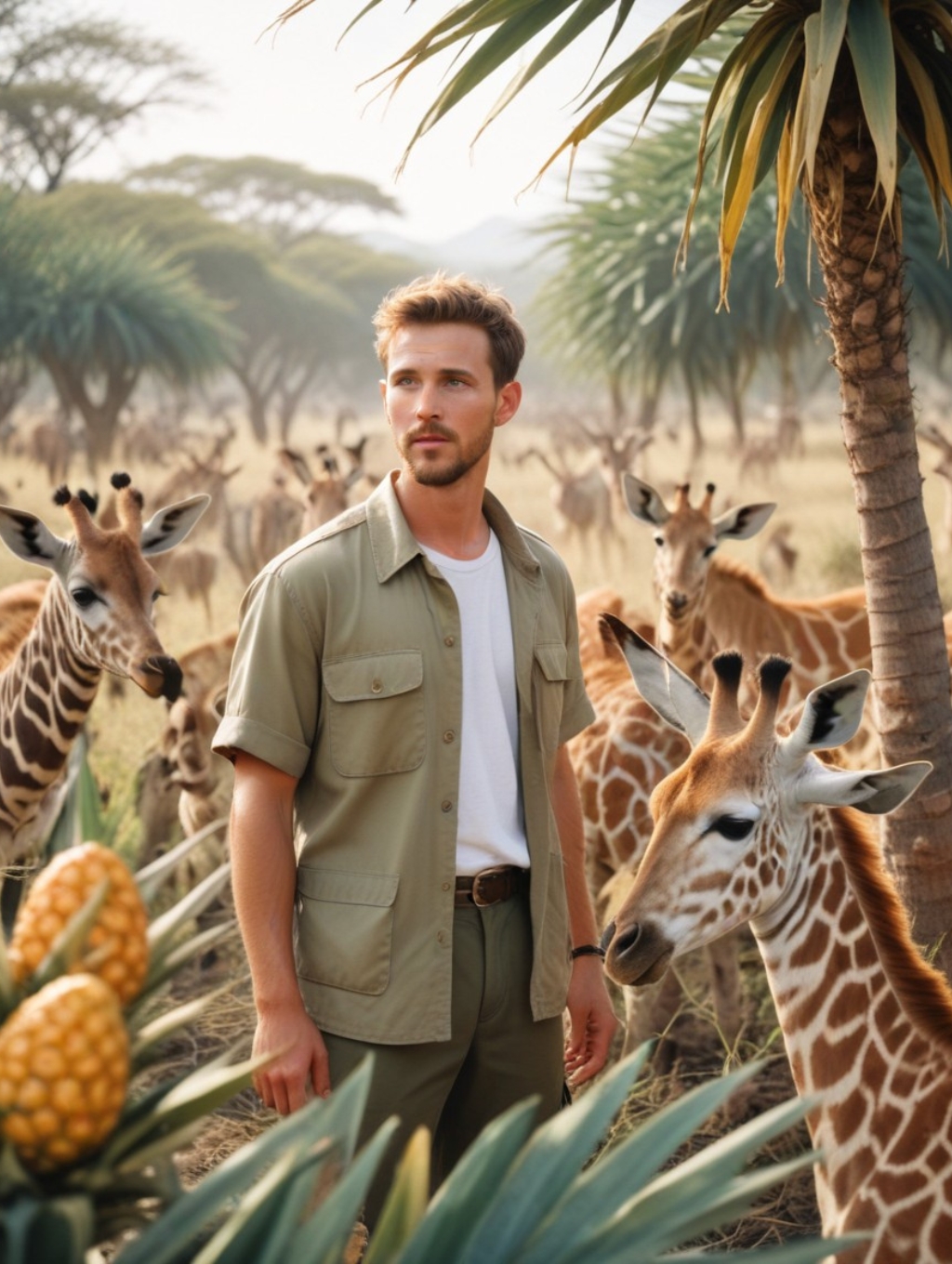 Safari Adventure Men: Custom Frames & Portrait Photography-Theme:3