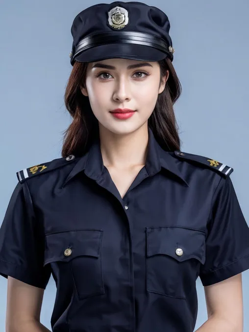 Police Women: Art Portraits & Image Frames-Theme:1