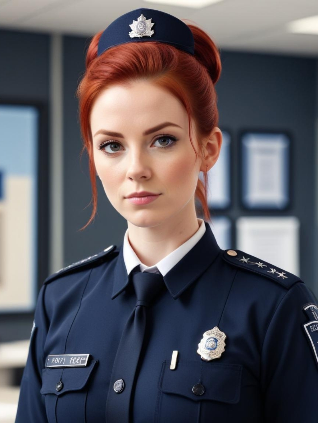 Police Women: Art Portraits & Image Frames-Theme:3