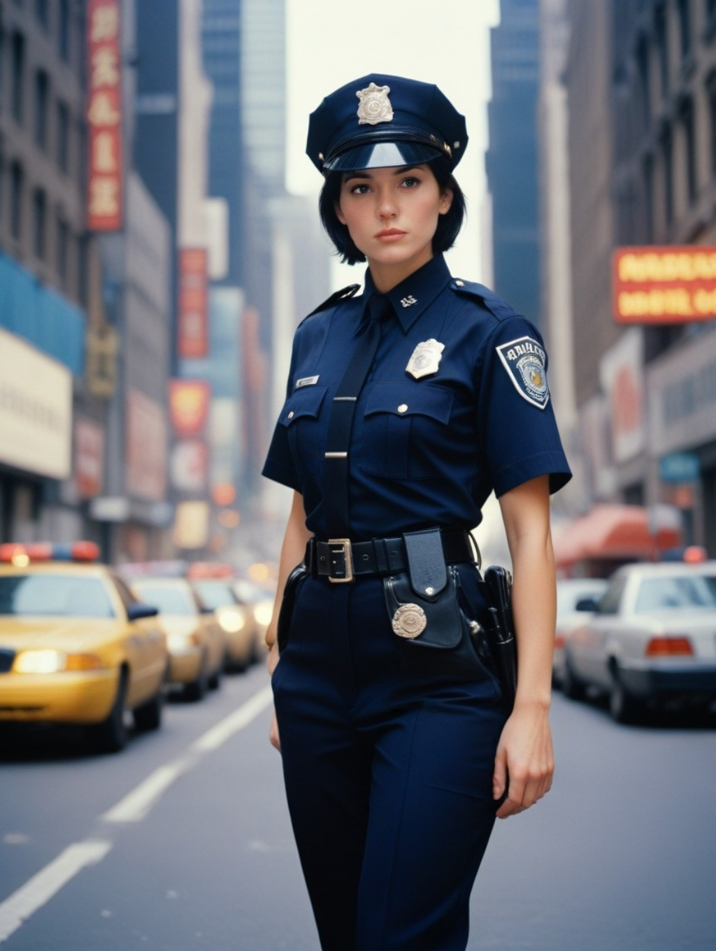 Police Women: Art Portraits & Image Frames-Theme:2