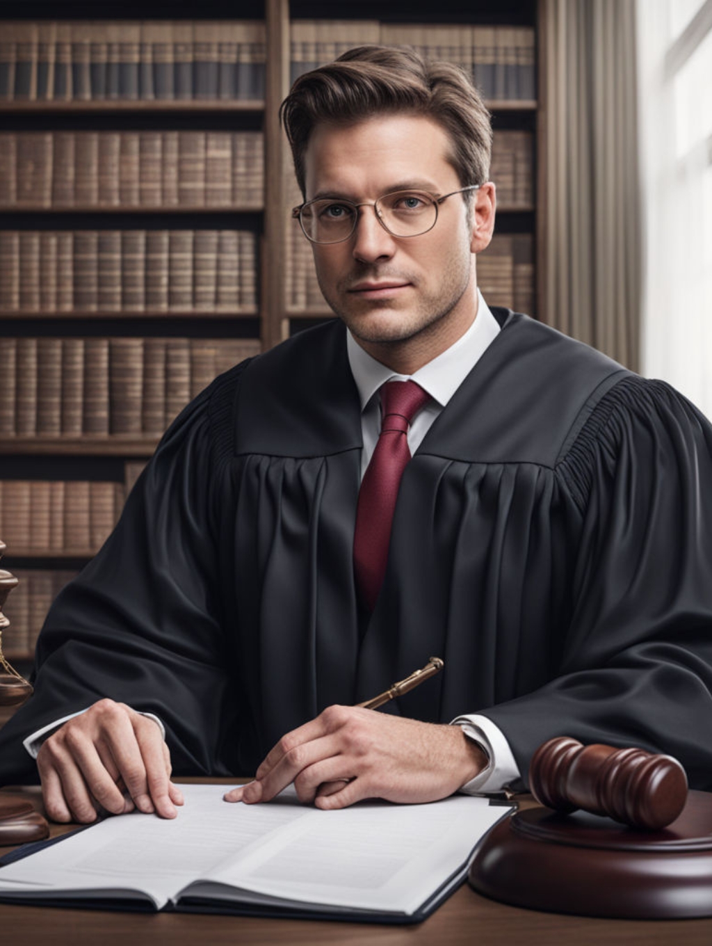 Lawyers & Judges Men: Headshots & Portrait Sketches-Theme:1