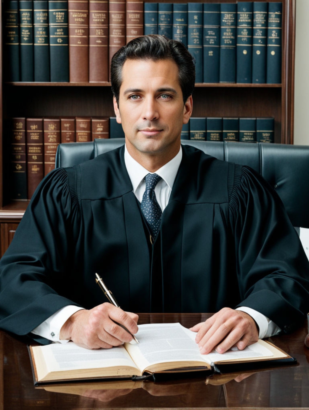 Lawyers & Judges Men: Headshots & Portrait Sketches-Theme:6