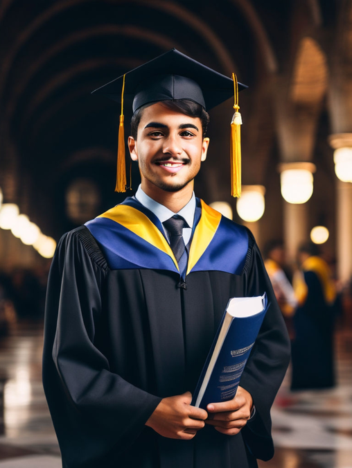 Graduation Day Men: Family Portraits & Wall Frames-Theme:4