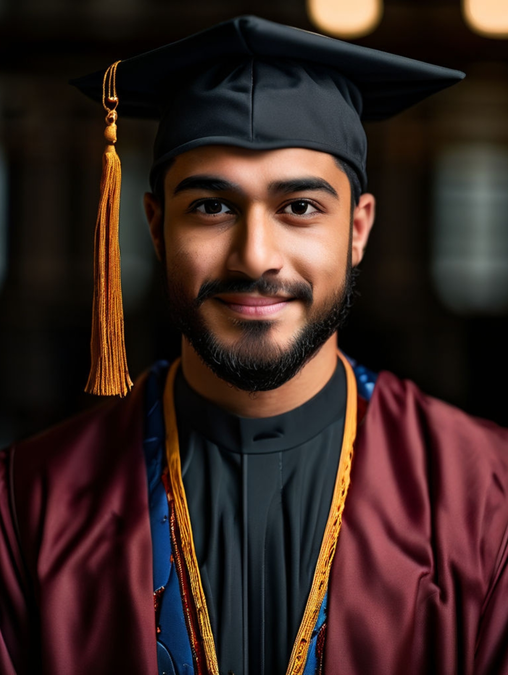 Graduation Day Men: Family Portraits & Wall Frames-Theme:1