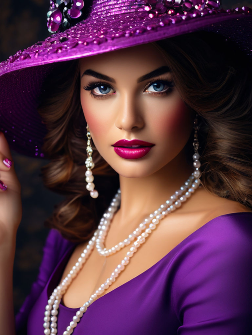 Glamorous Occasions: Profile Pictures & Art Portraits-Theme:3