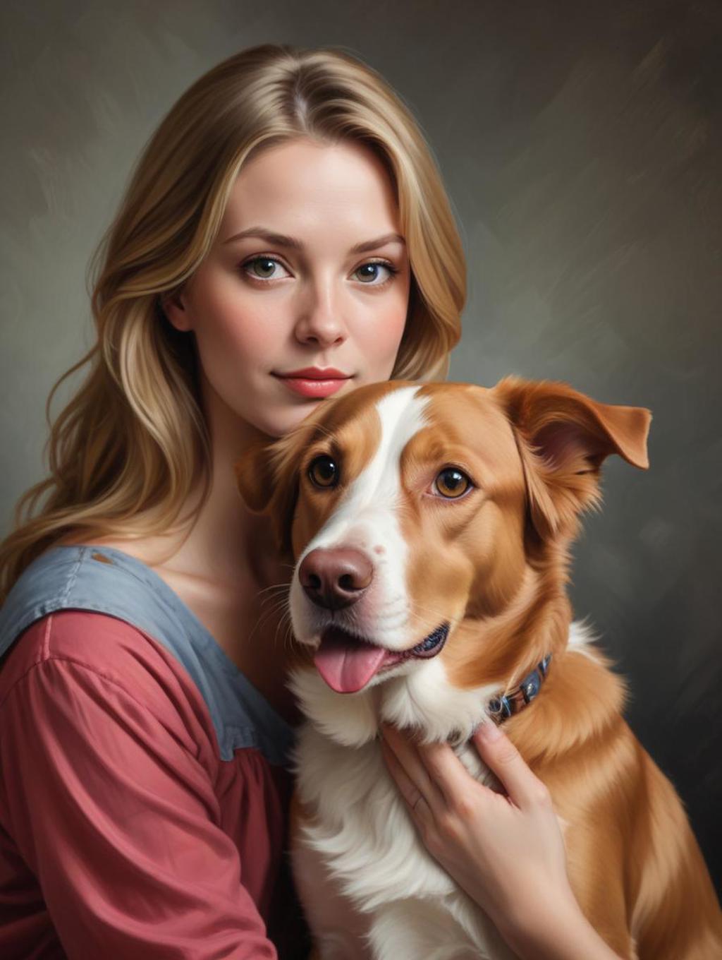 Pet Portraits Women: Canvas Prints & Art Photography-Theme:3