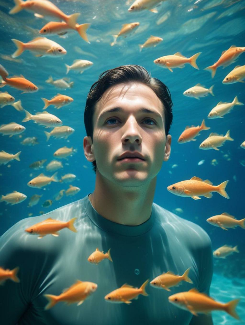 Underwater World Men: Photographs & Image Frames-Theme:5