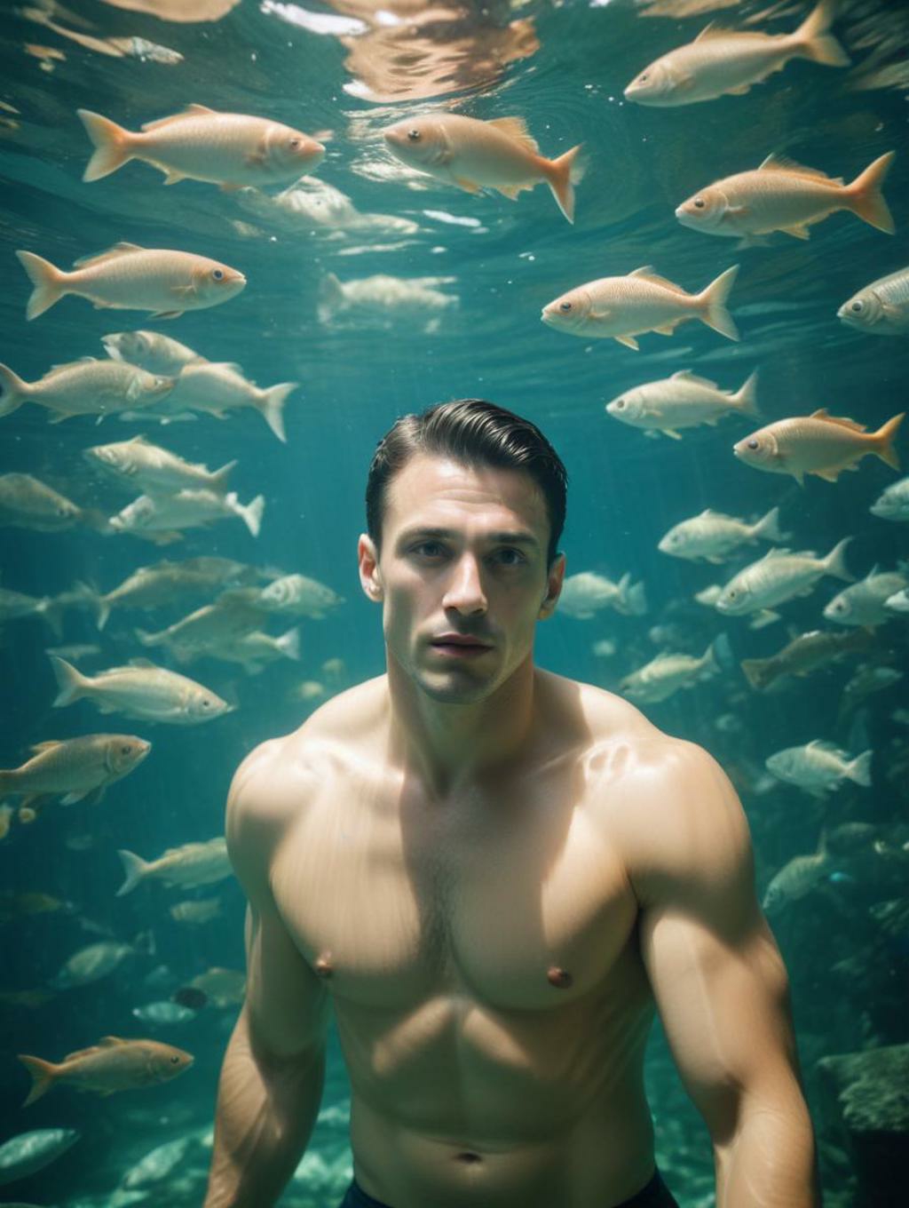 Underwater World Men: Photographs & Image Frames-Theme:1
