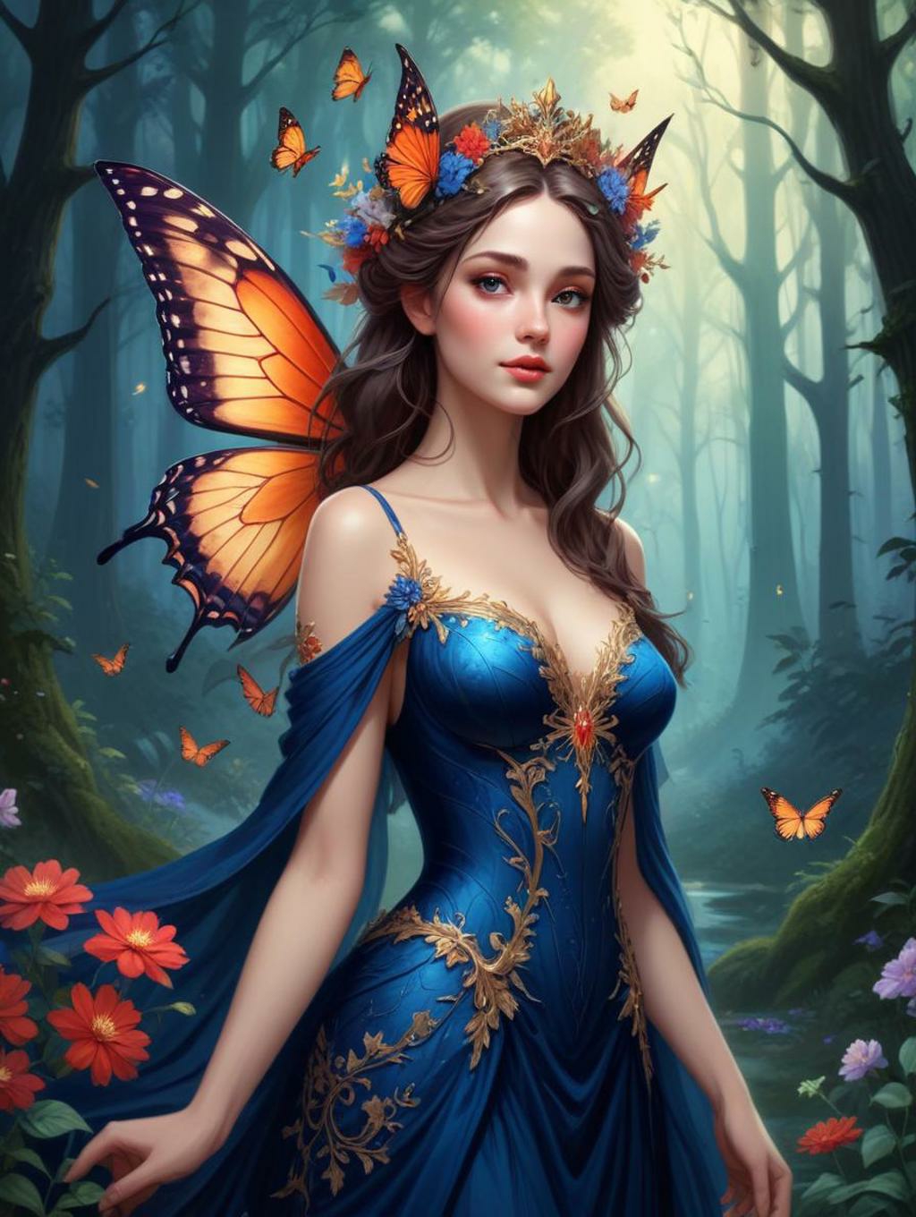 Magical Fairies: Wall Frames & Art Portraits-Theme:2