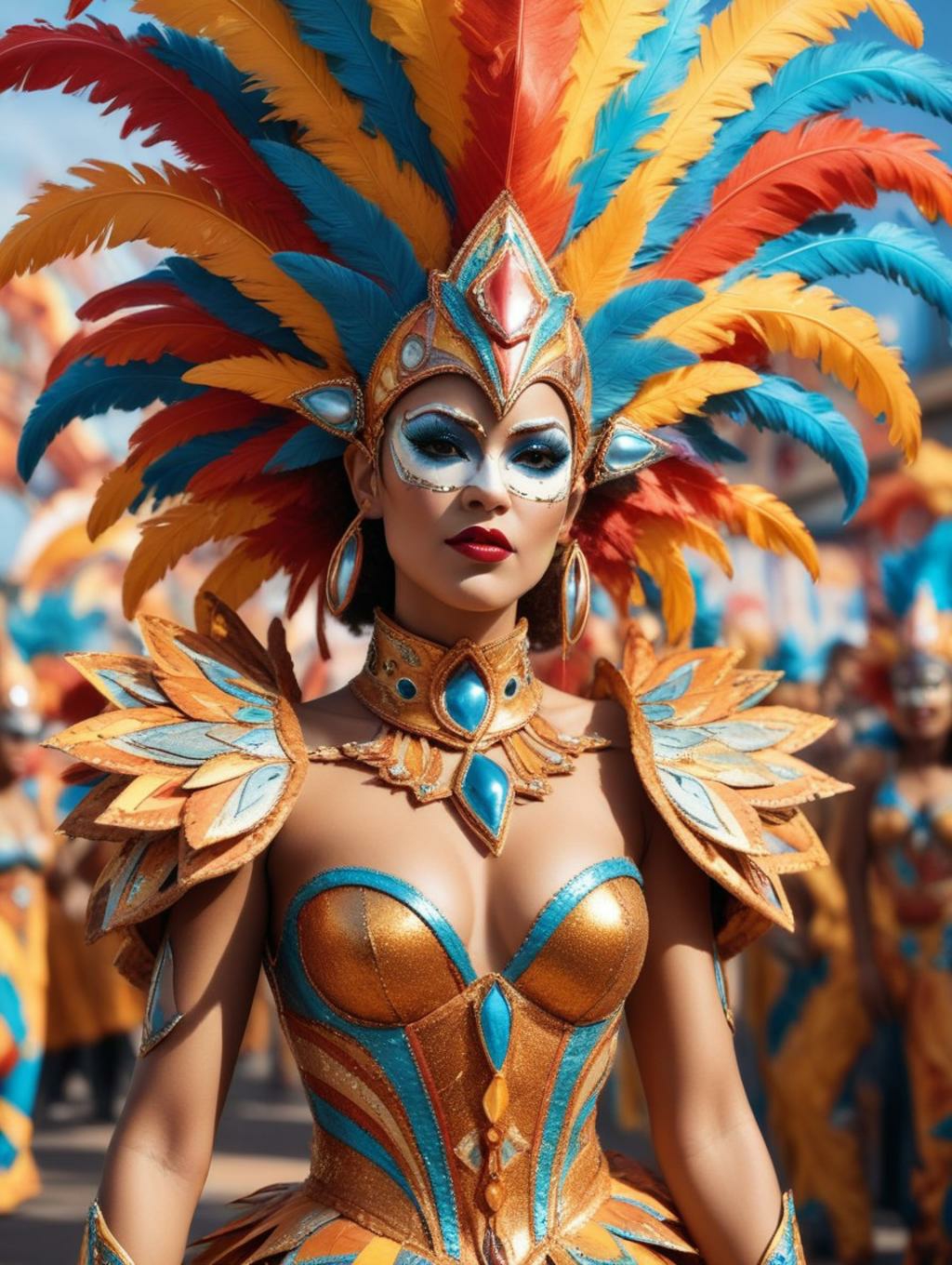 Carnival Women: Futuristic Art Frames & Profile Pictures-Theme:2