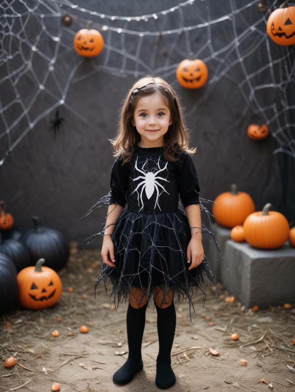 Halloween Fun with Little Girl-Theme:4