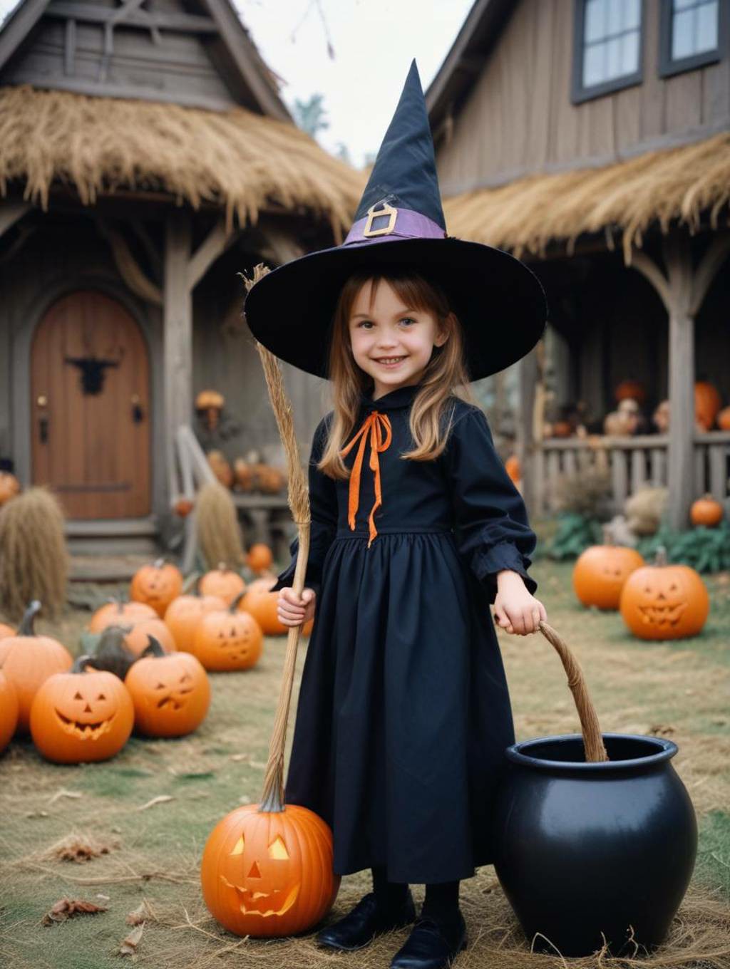 Halloween Fun with Little Girl-Theme:2