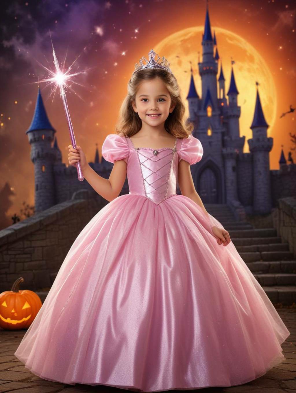 Halloween Fun with Little Girl-Theme:1