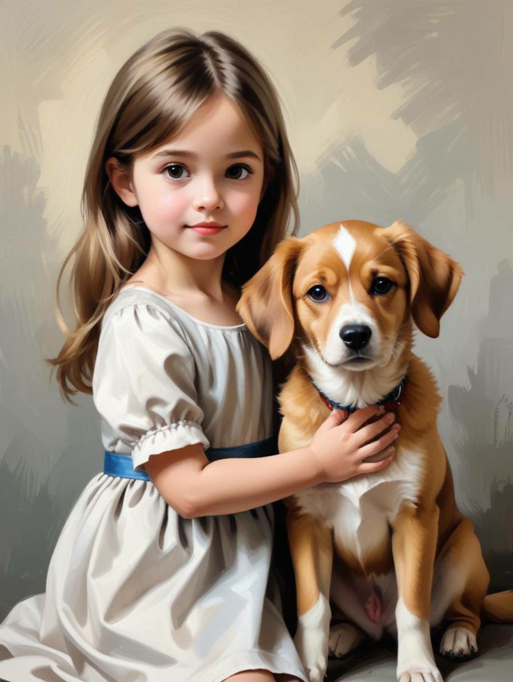 Pet Portraits Girl-Theme:2