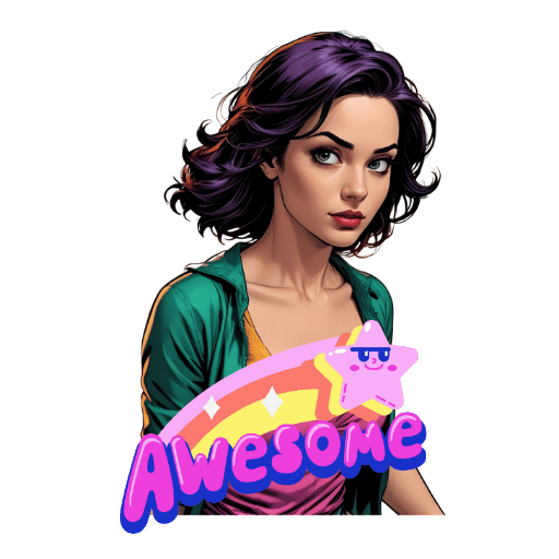 Awesome Women Stickers-Theme:5