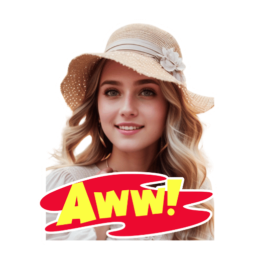 Aww Women Stickers-Theme:6