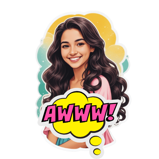 Aww Women Stickers-Theme:5