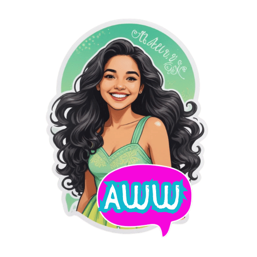 Aww Women Stickers-Theme:4