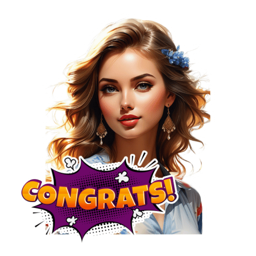 Congrats Women Stickers-Theme:6