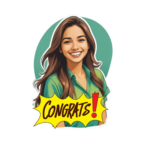 Congrats Women Stickers-Theme:4