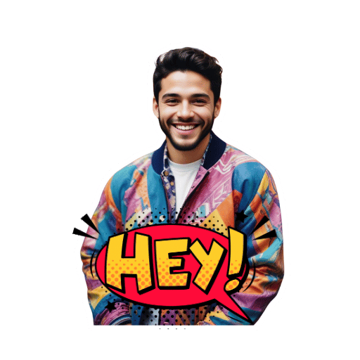 Hey Men Stickers-Theme:6