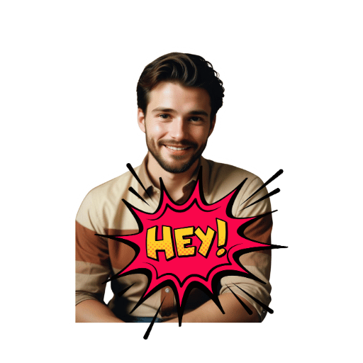 Hey Men Stickers-Theme:5