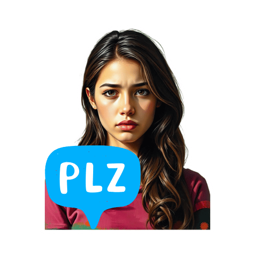 Please Woman Stickers-Theme:3