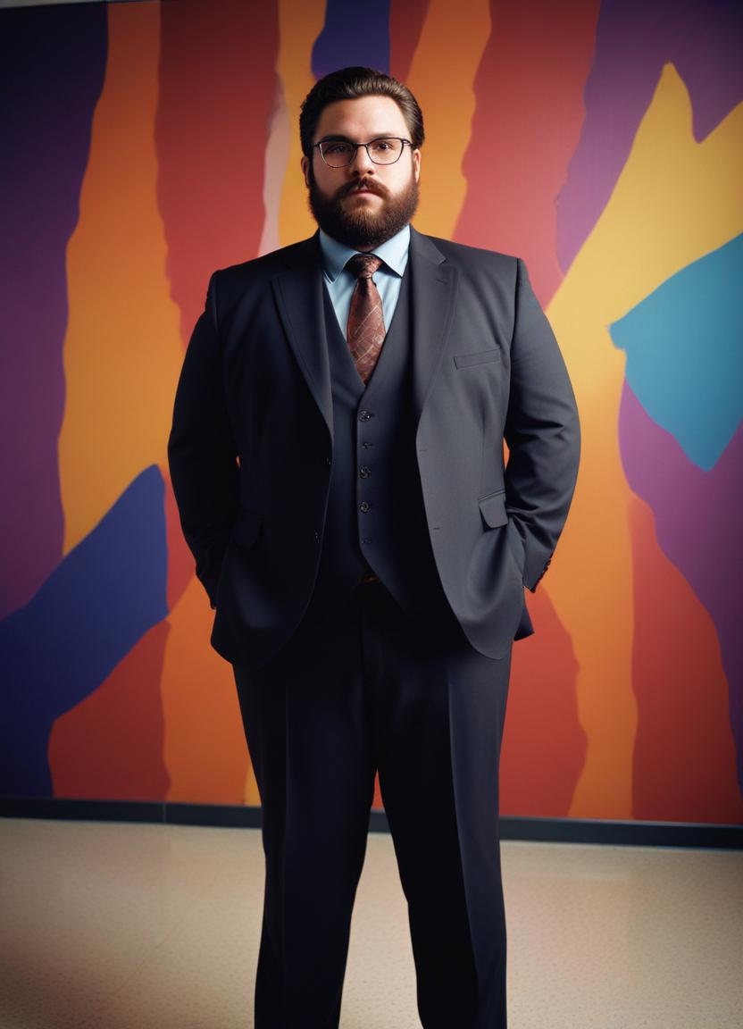 Corporate Headshots Plus Size Men: Image Frames & Art Portraits-Theme:3